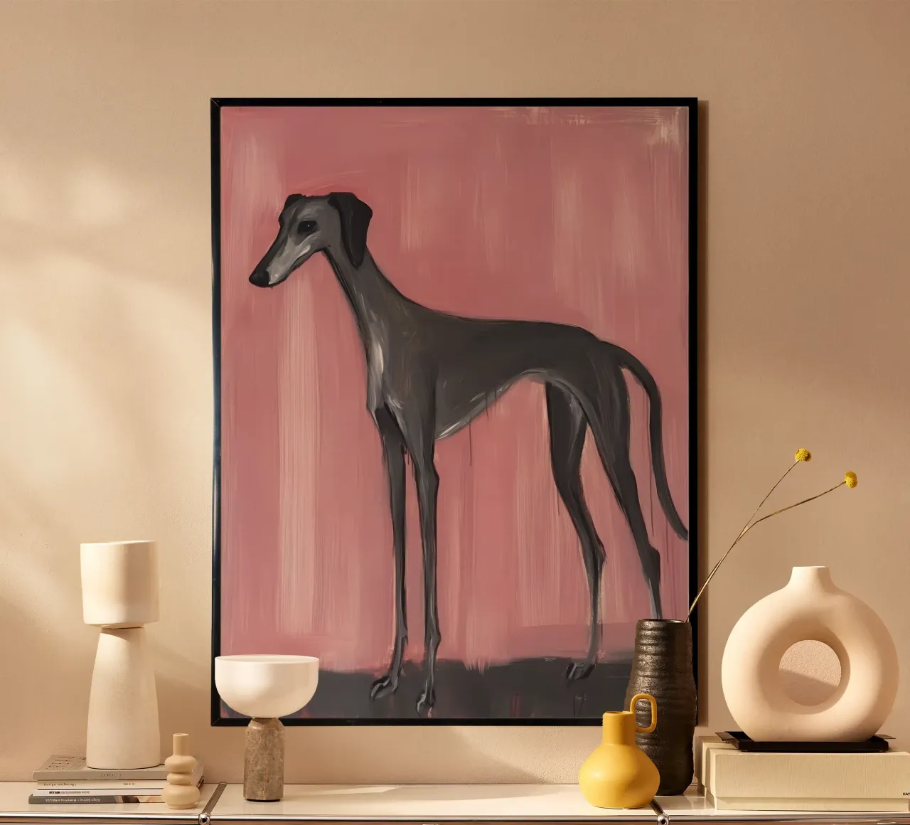 Greyhound hahnemühle by IamHomeStudio
