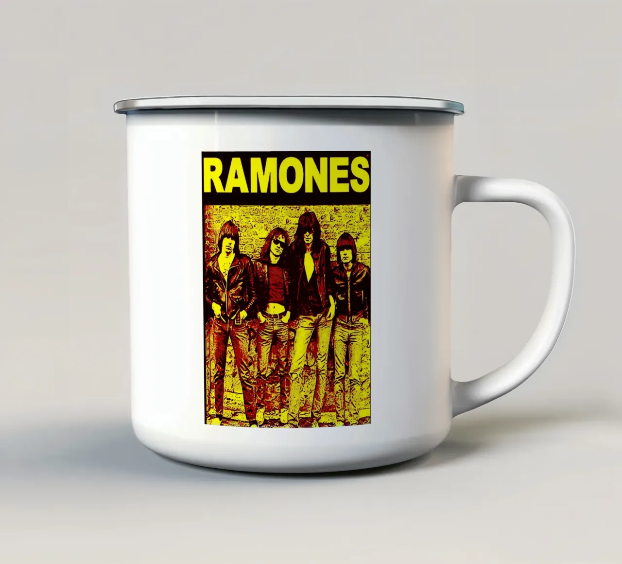 Ramones Band Art tazza in smalto da vanhesling
