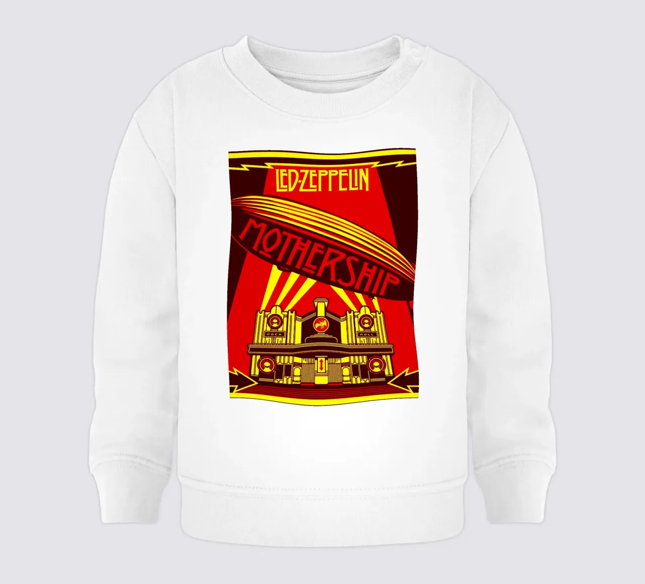 Led Zeppelin Band Art felpa neonato da vanhesling