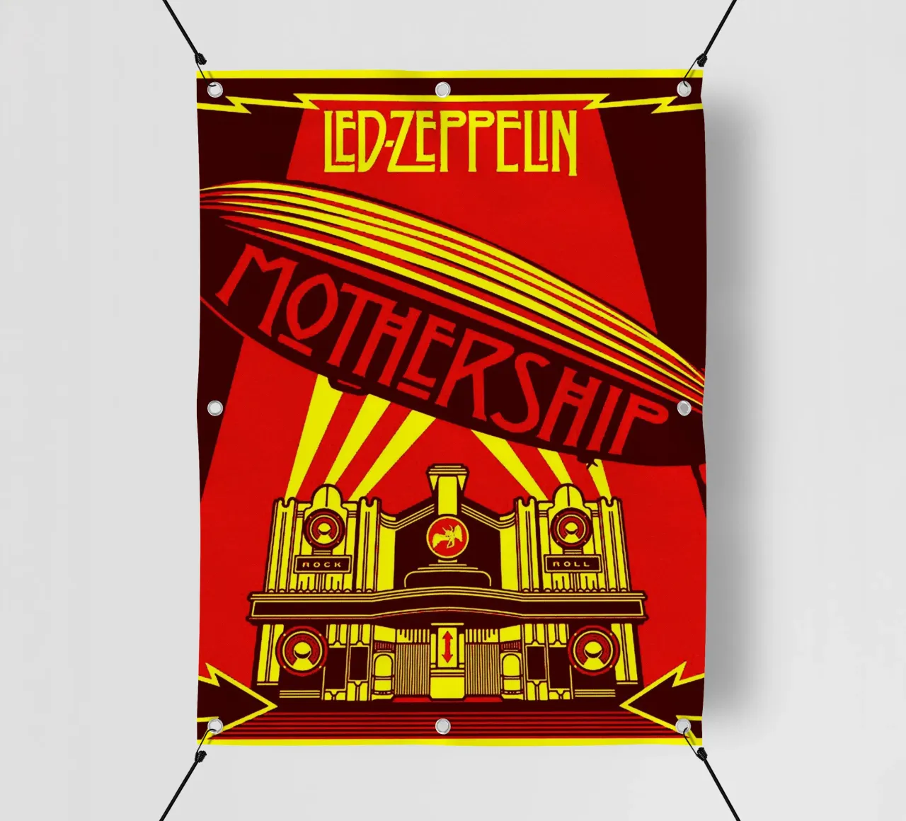 Led Zeppelin Band Art telo in pvc da vanhesling