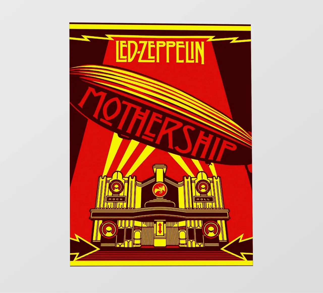 Led Zeppelin Band Art telo in pvc da vanhesling
