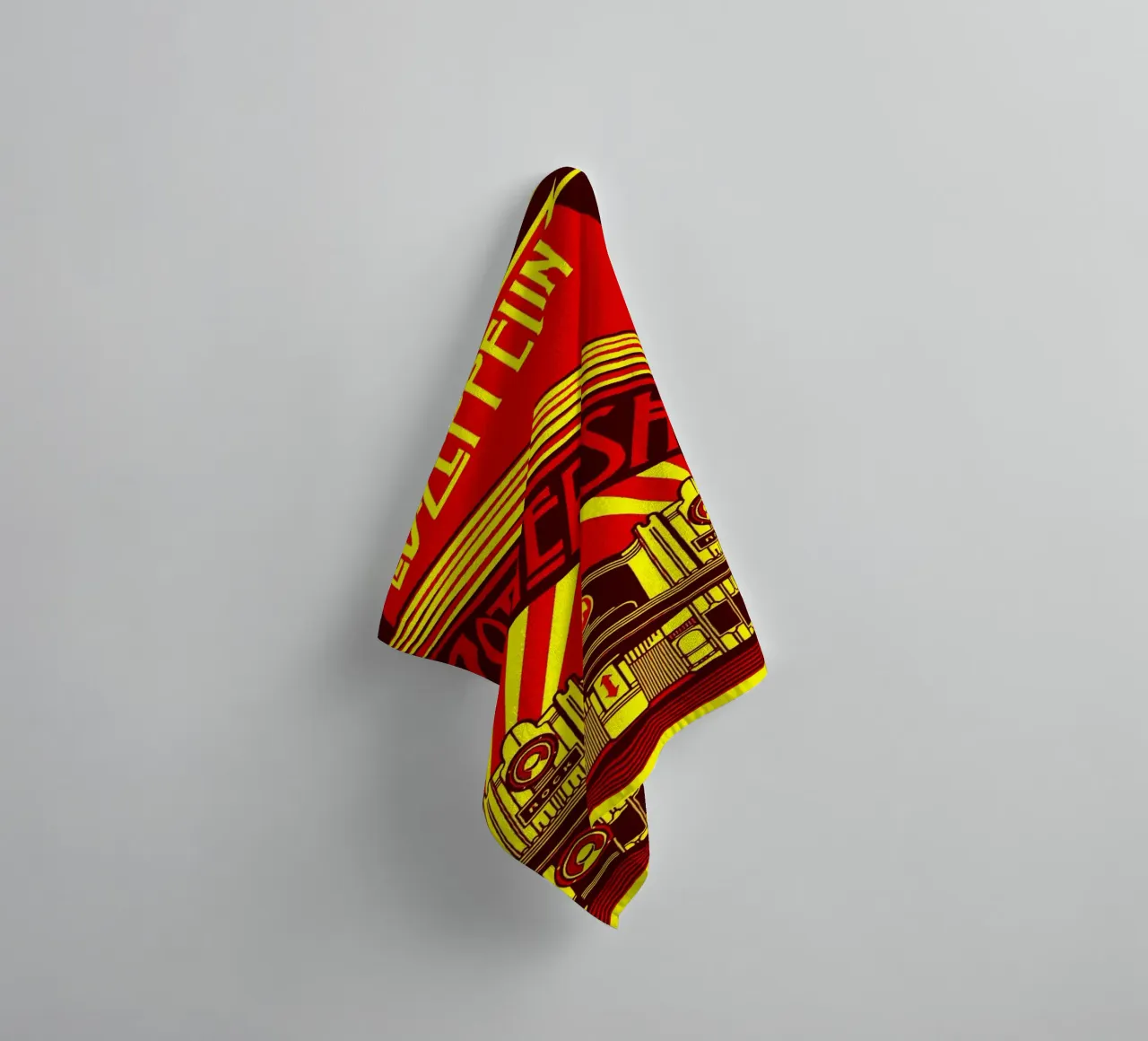Led Zeppelin Band Art badhanddoek van vanhesling