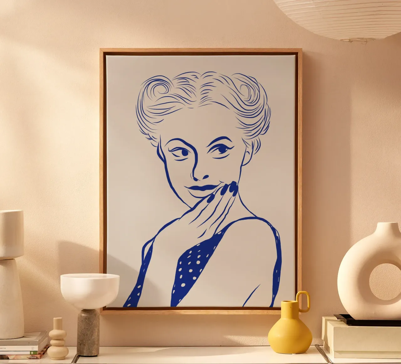 Insomnia 12 canvas with Floater frame by Little Dean