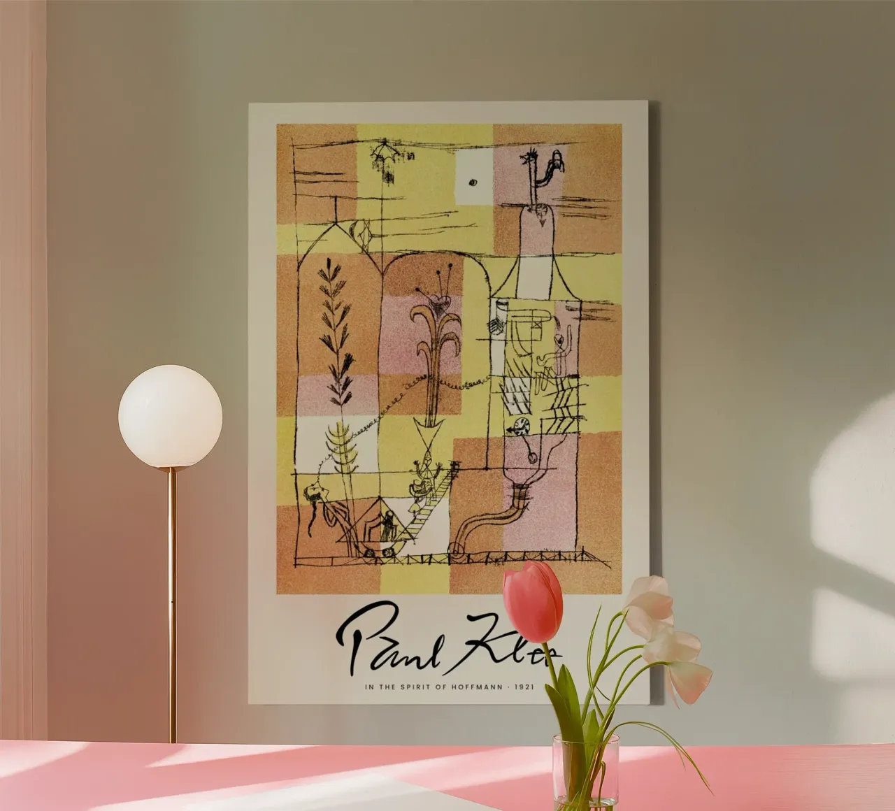 Klee - In The Spirit Of Hoffmann tela con Cornice a cassetta da Vintage by JUNIQE