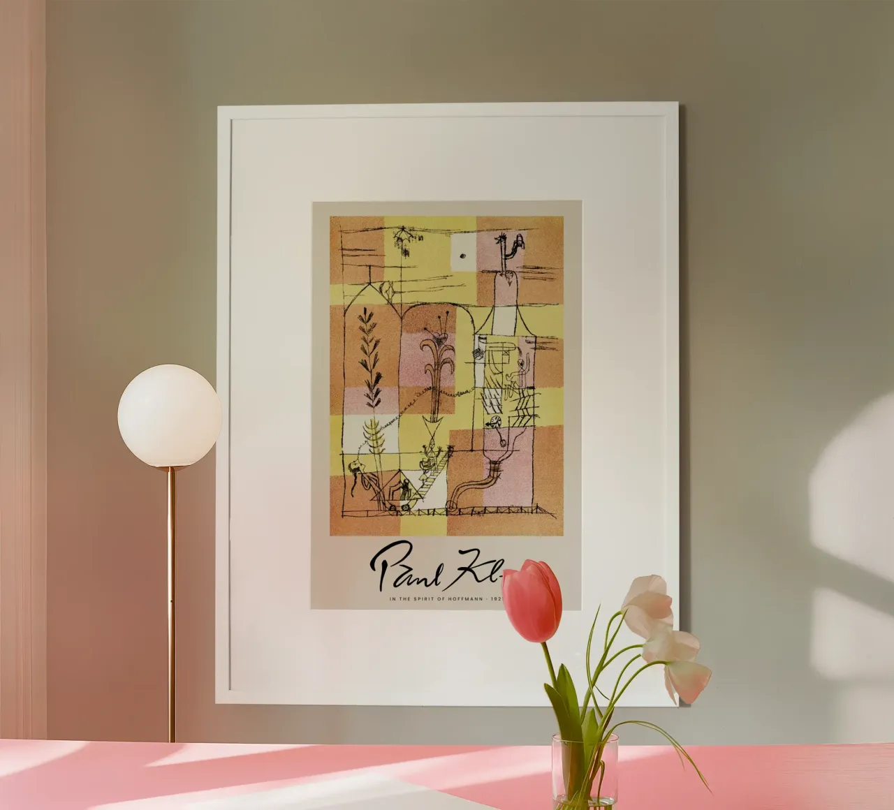Klee - In The Spirit Of Hoffmann poster con telaio in alluminio da Vintage by JUNIQE