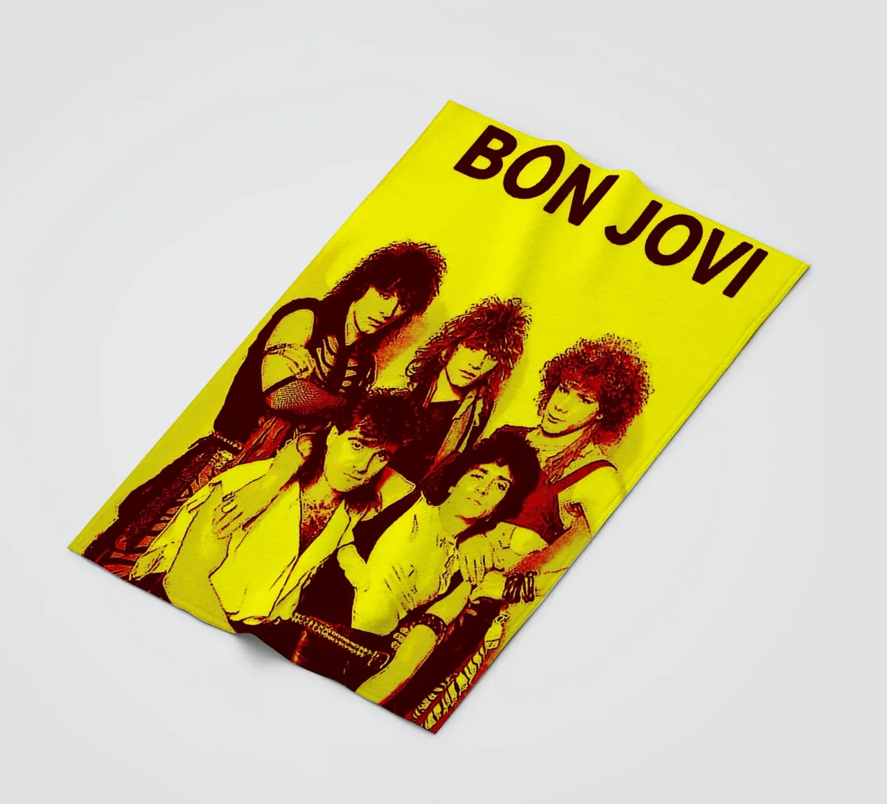 Bon Jovi Band Art manta de franela de vanhesling