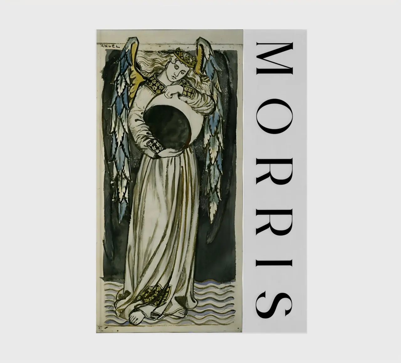 Angelo notturno con in mano una luna calante di William Morris diario da careytowne1