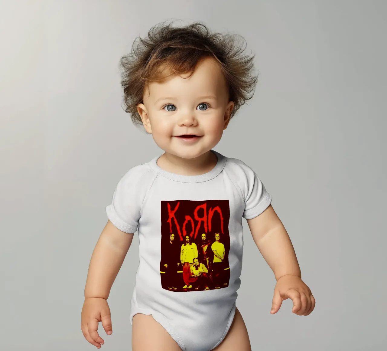 Korn Band Art body neonato maniche corte da vanhesling