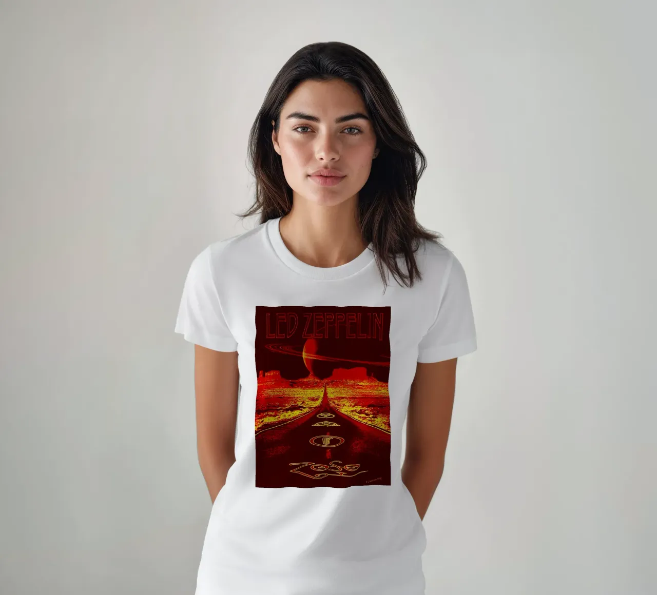 Led Zeppelin Band Art t-shirt da vanhesling
