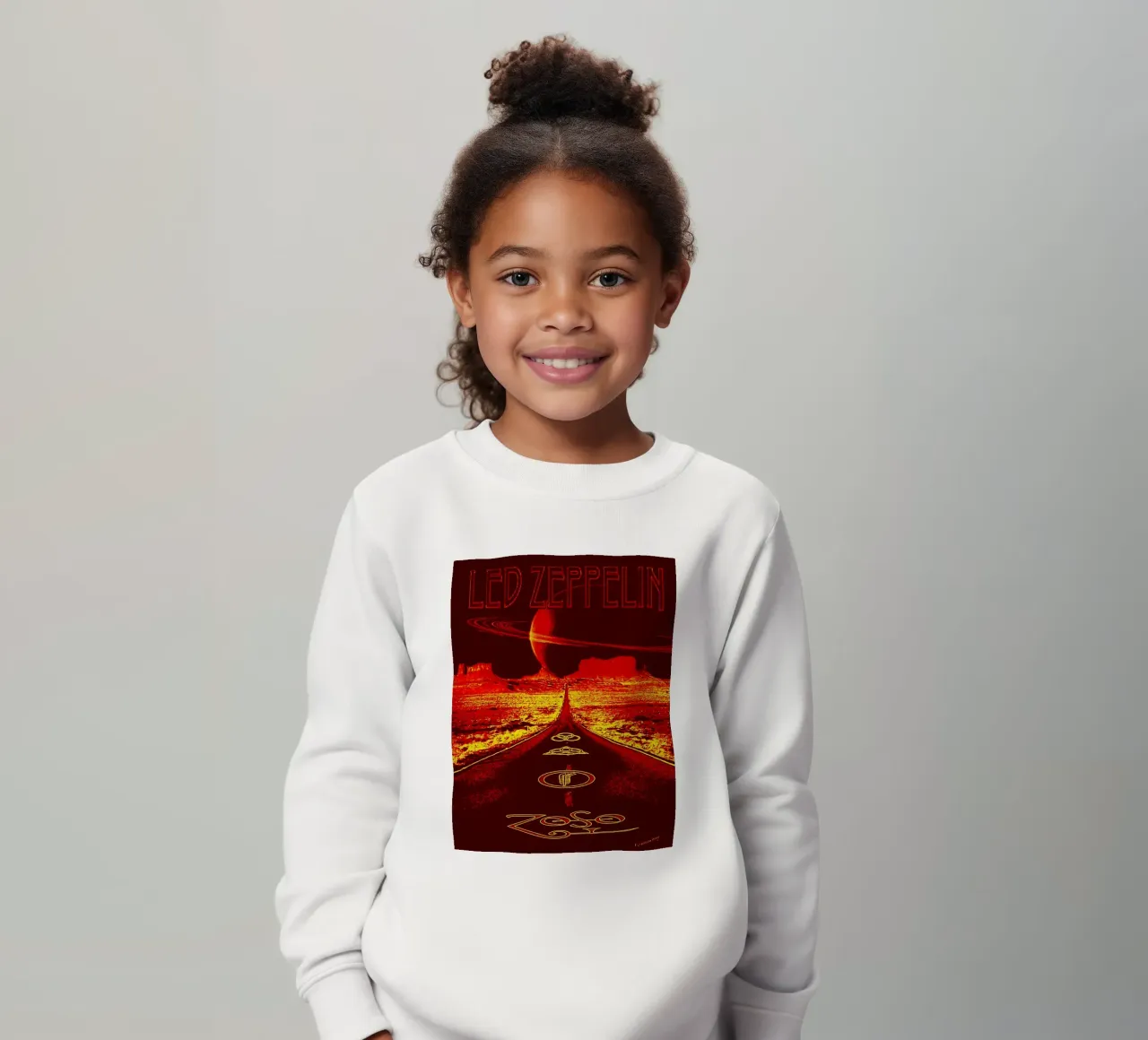 Led Zeppelin Band Art felpa bambino da vanhesling