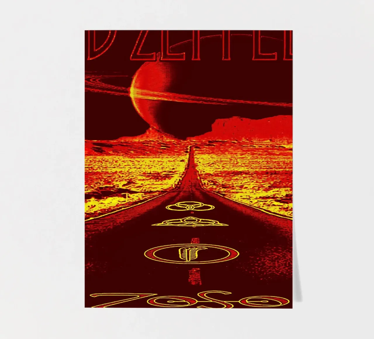 Led Zeppelin Band Art sticker sheet by vanhesling