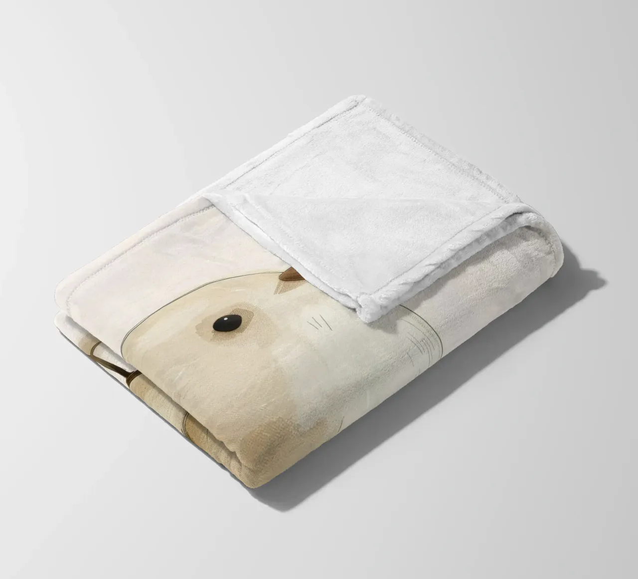Illustrazione di un uccello marrone chiaro coperta in pile da DesignDoodle