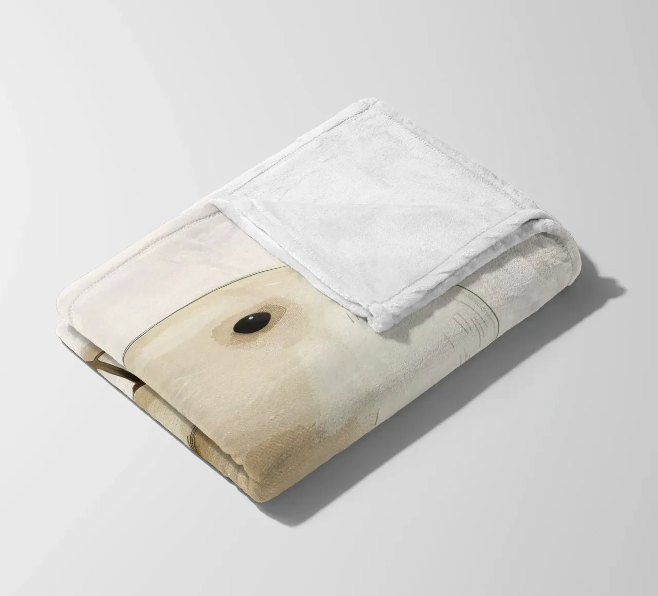 Illustrazione di un uccello marrone chiaro coperta in pile da DesignDoodle