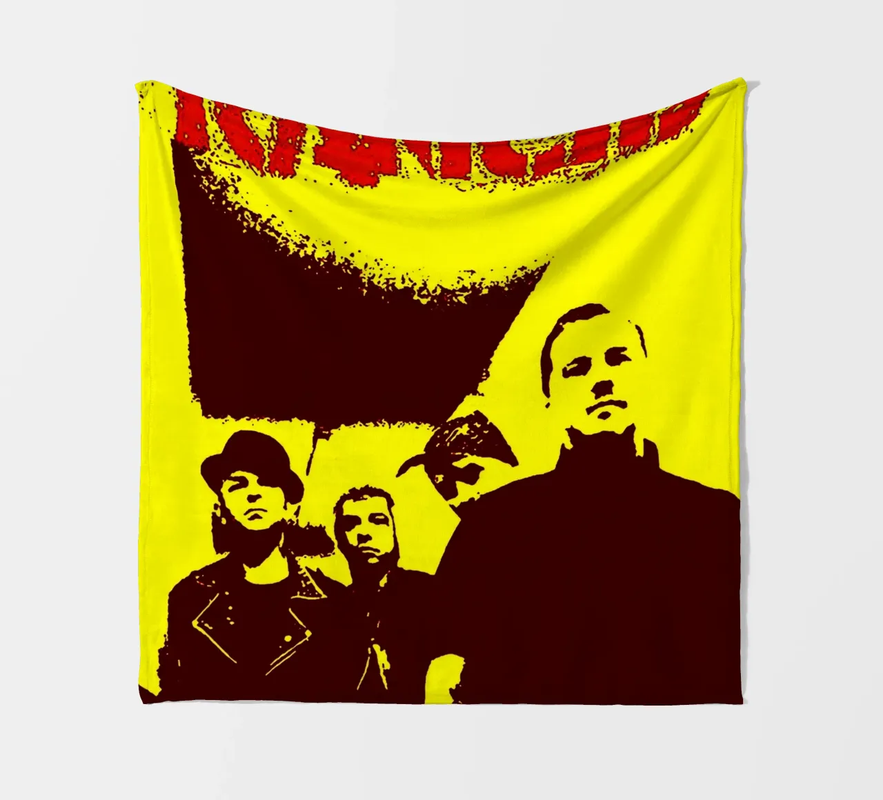 Rancid Band Art fleece blanket by vanhesling