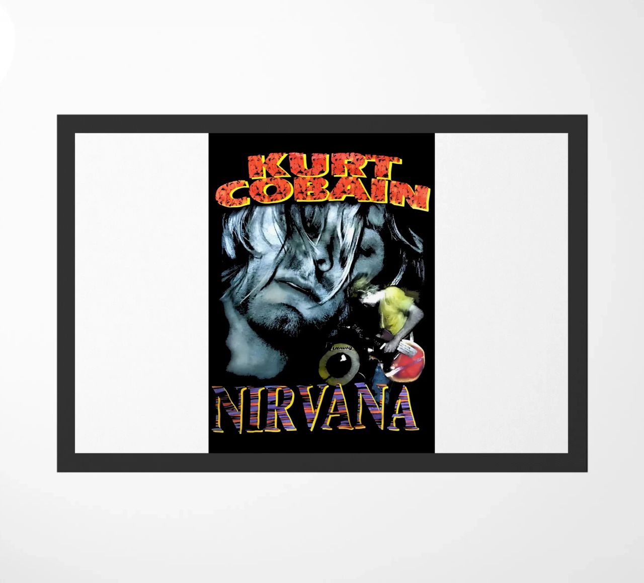 Kurt Cobain dei Nirvana zerbino da adamlefff