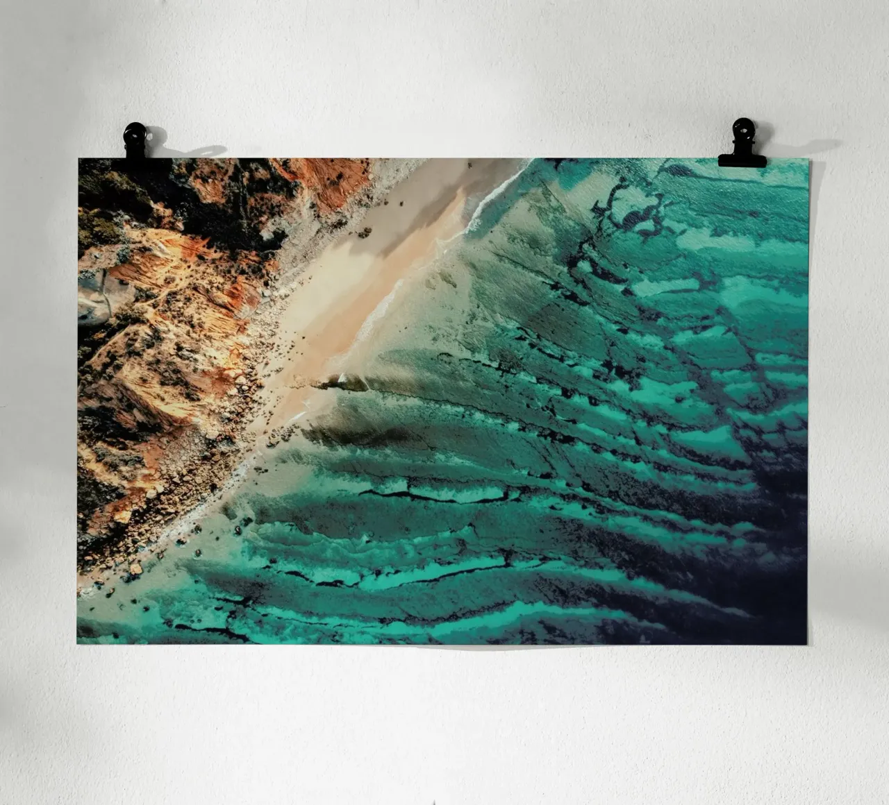 Morning Coast poster by Sebastian Hilgetag