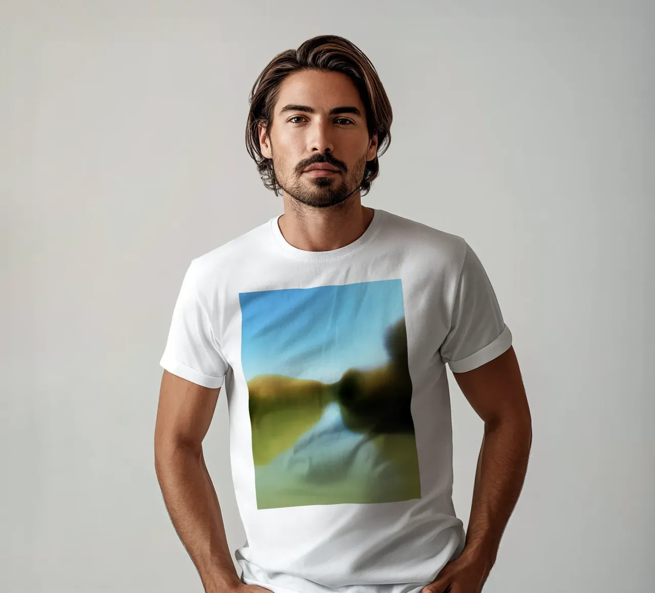 A Quiet Island t-shirt da Angelo Cerantola