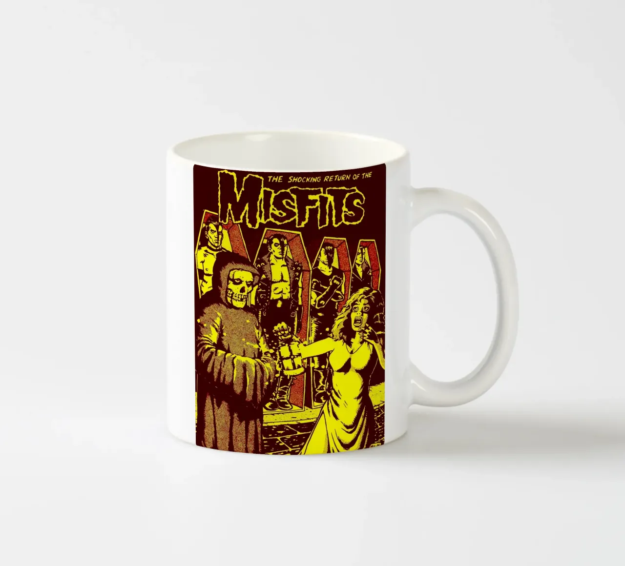 Misfits Band Art Keramik Tasse von vanhesling