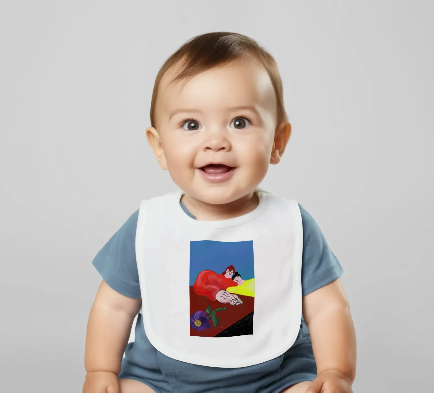 Datenight bavoir de Nudes and Croissants