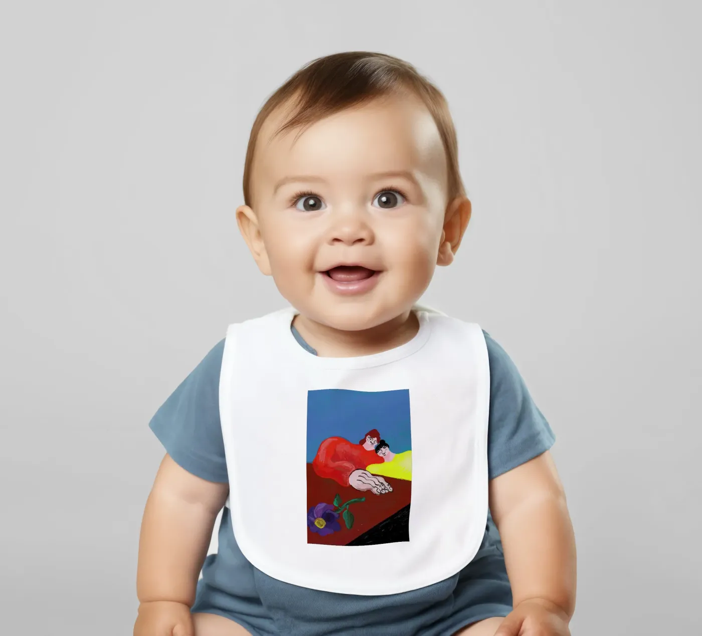 Datenight bavoir de Nudes and Croissants