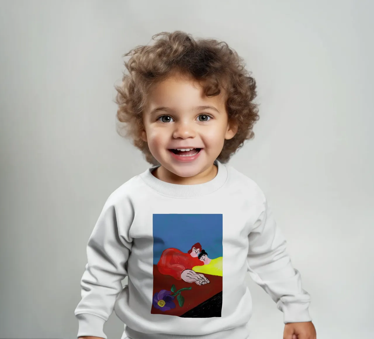 Datenight Baby Sweatshirt von Nudes and Croissants