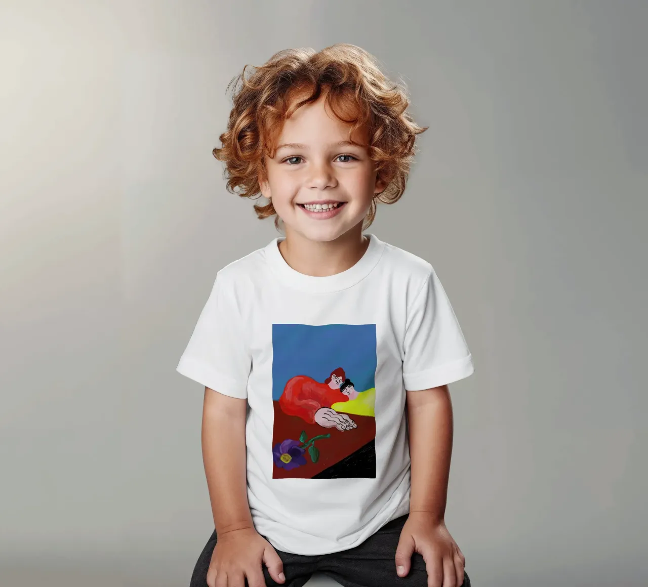 Datenight t-shirt bambini da Nudes and Croissants