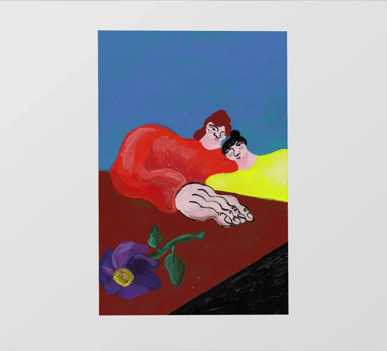 Datenight film rétro-éclairé de Nudes and Croissants