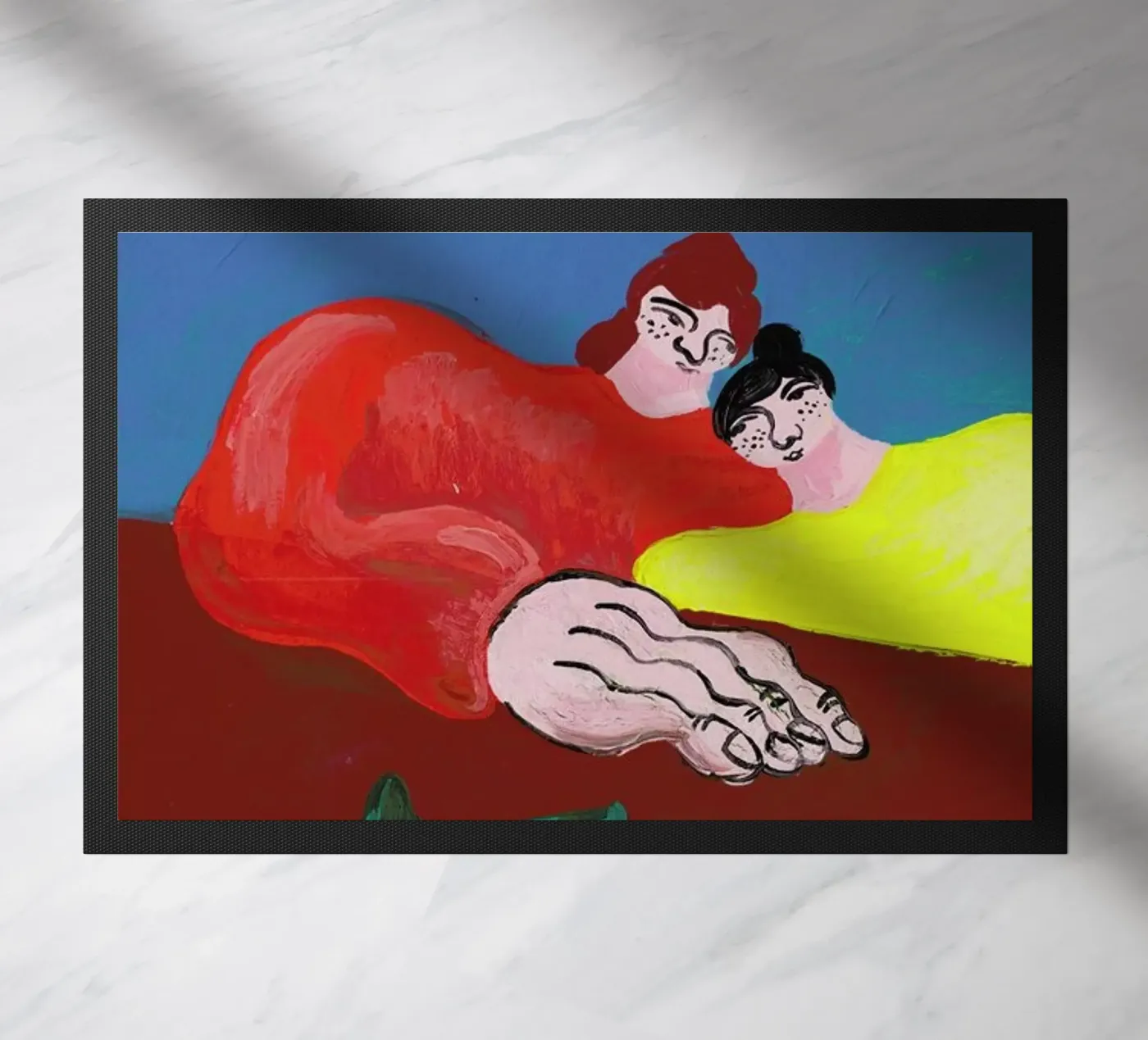 Datenight doormat by Nudes and Croissants