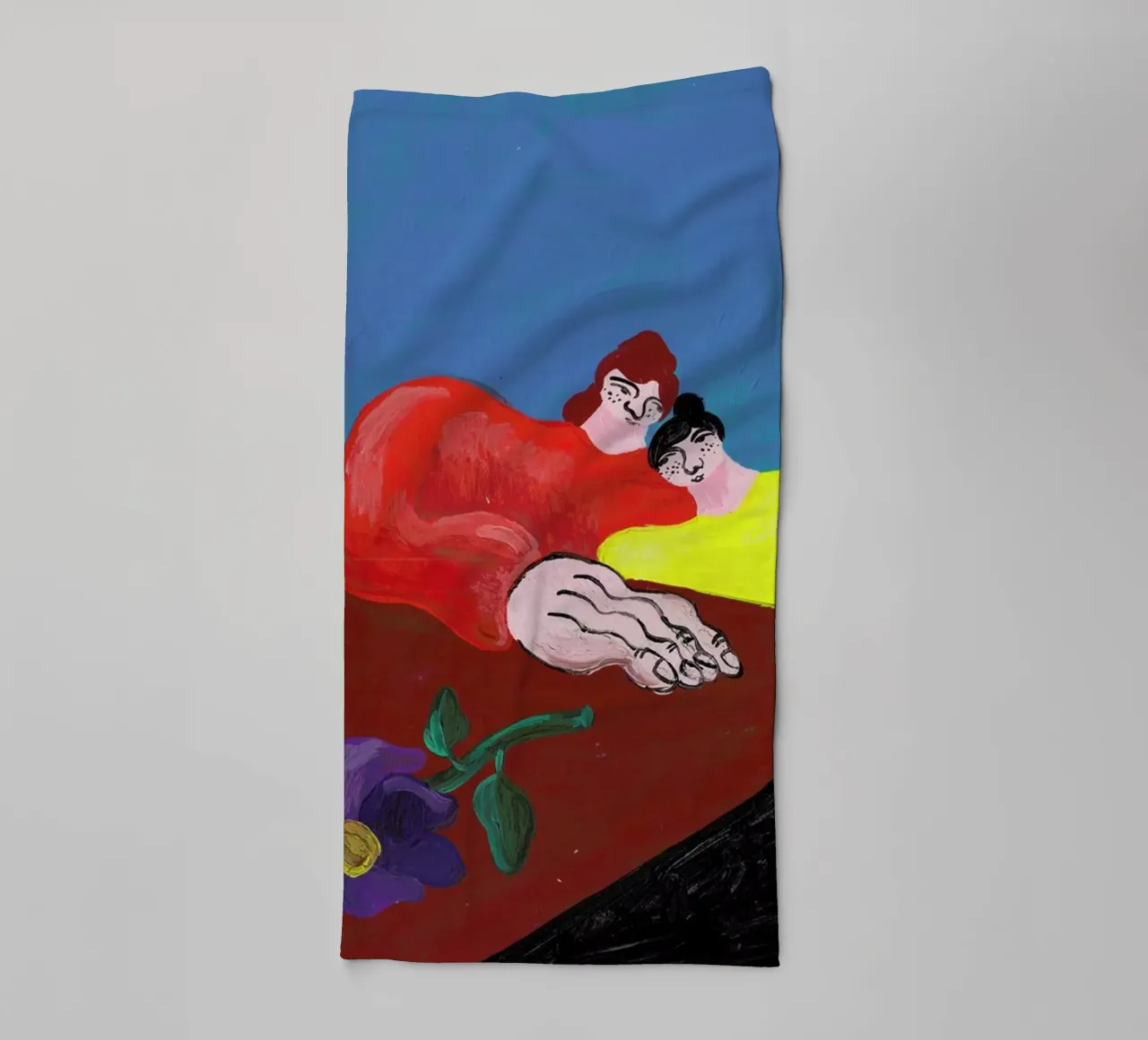 Datenight towel by Nudes and Croissants