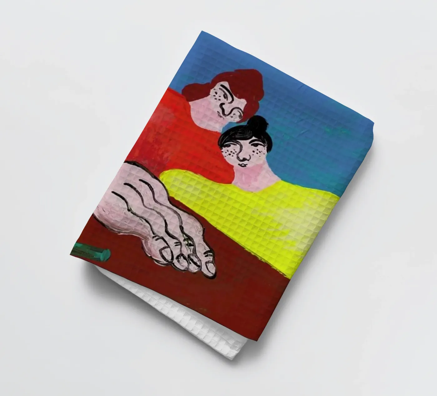 Datenight torchon de Nudes and Croissants