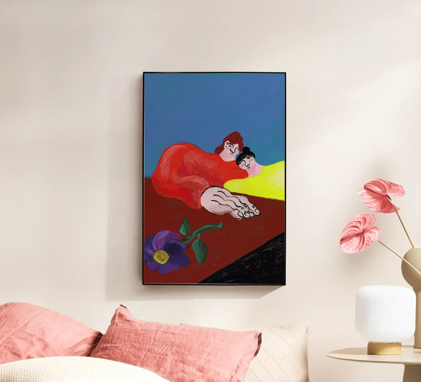 Datenight plexiglass da Nudes and Croissants