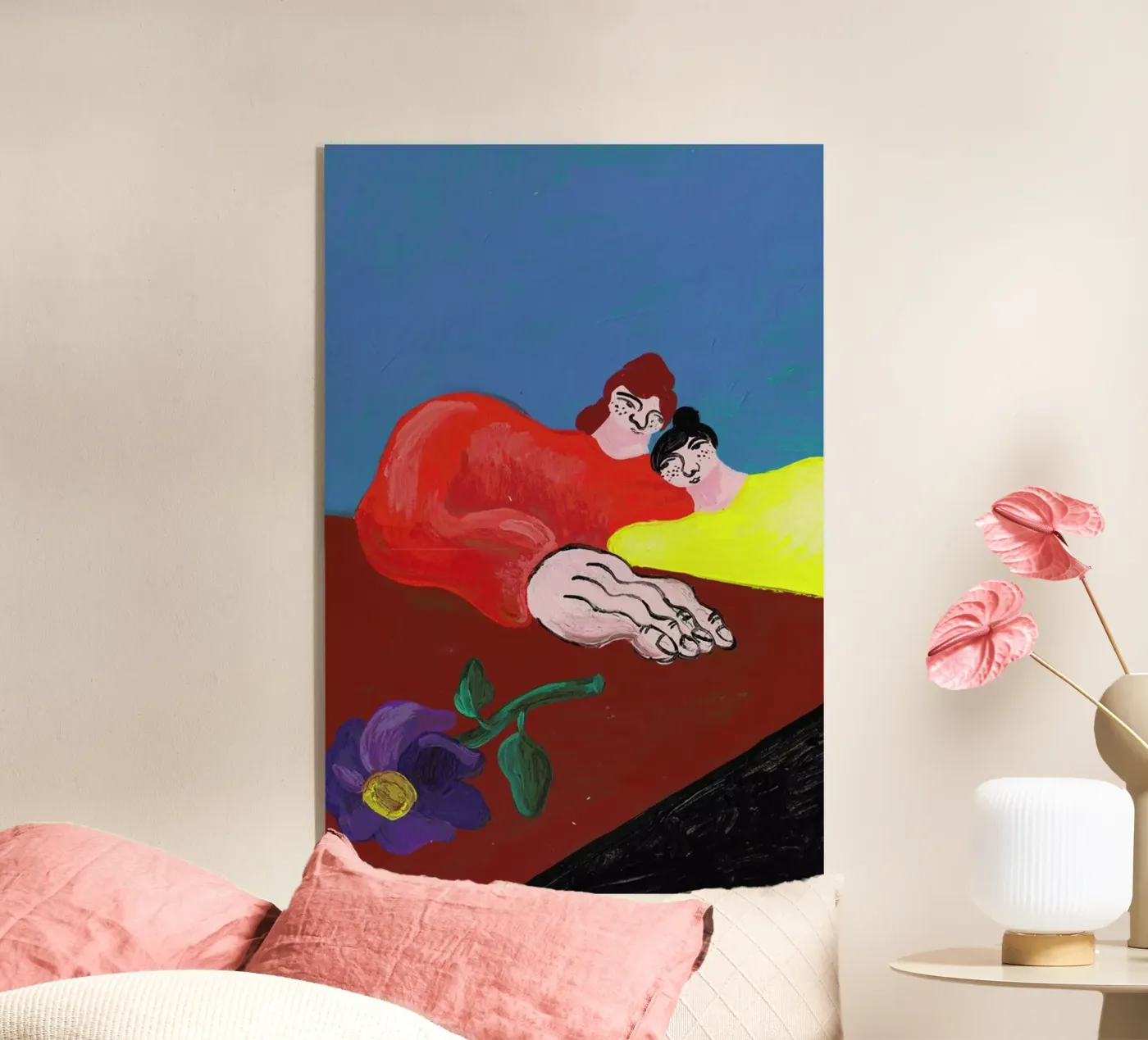 Datenight plexiglass da Nudes and Croissants