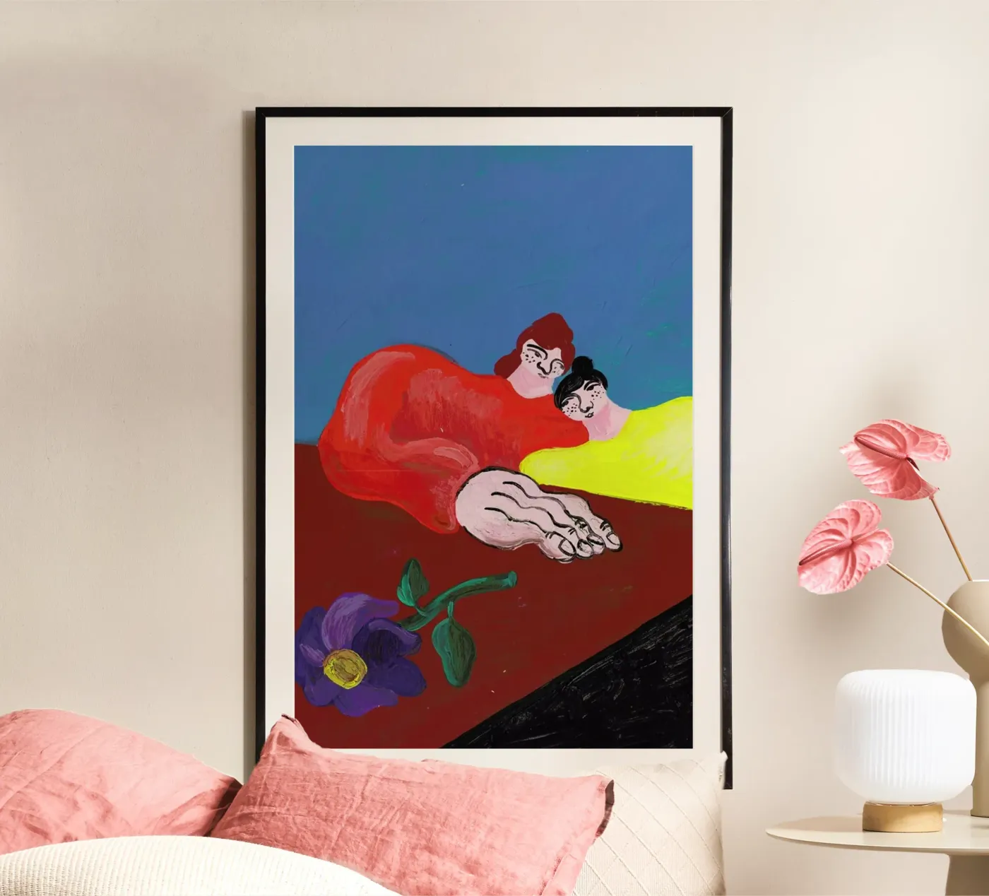 Datenight Poster von Nudes and Croissants