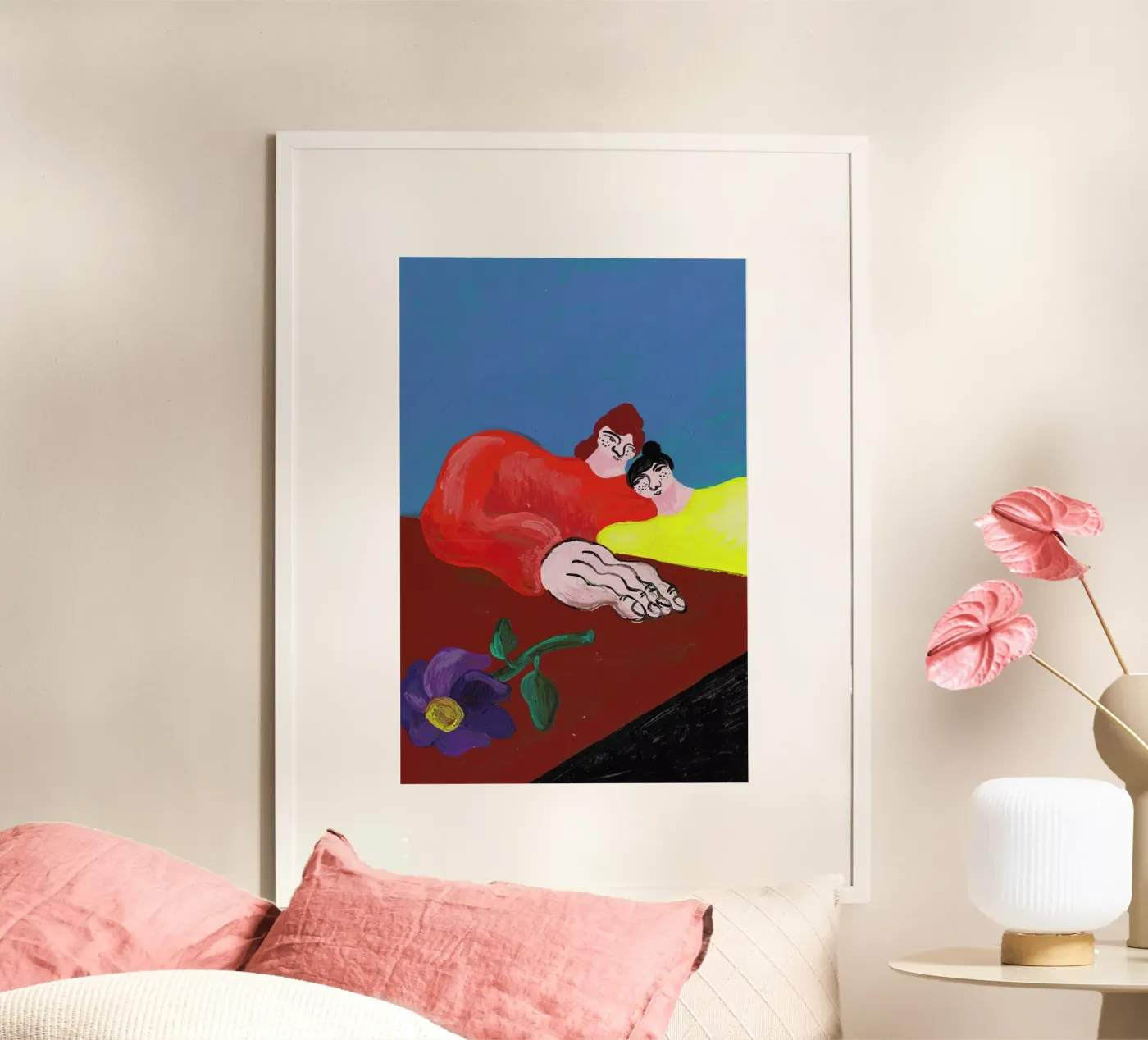 Datenight Poster von Nudes and Croissants