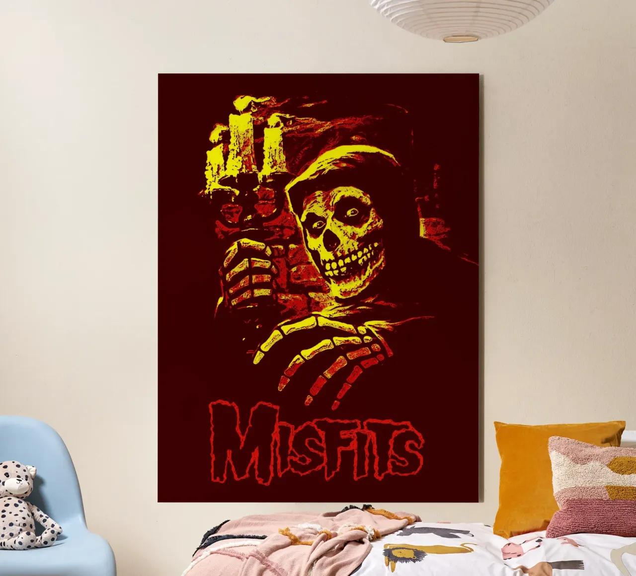 Misfits Band Art Alu-Dibond von vanhesling