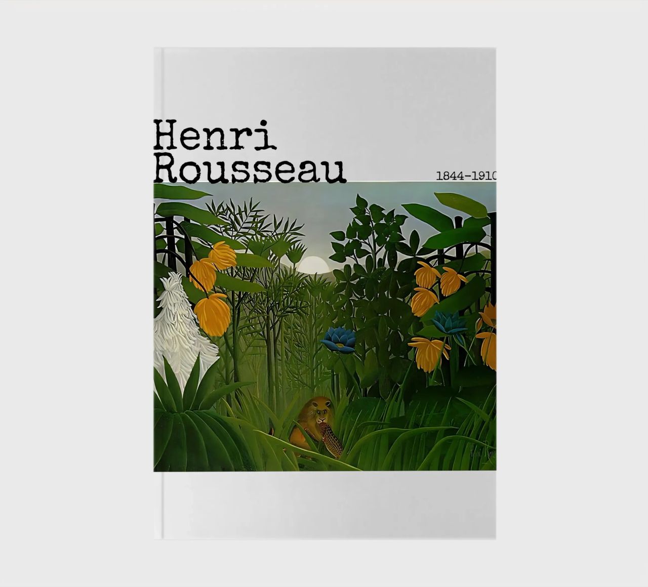 The Repast of the Lion by Henri Rousseau notebook by tokovictory