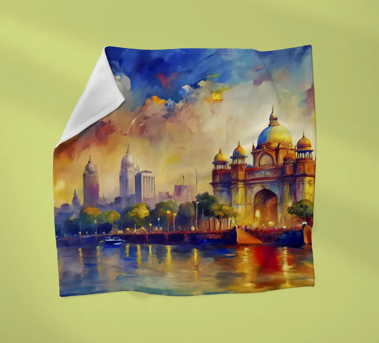 Mumbai coperta in pile da 🎨 Point and Art