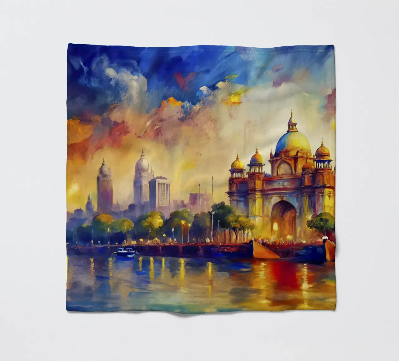 Mumbai coperta in pile da 🎨 Point and Art