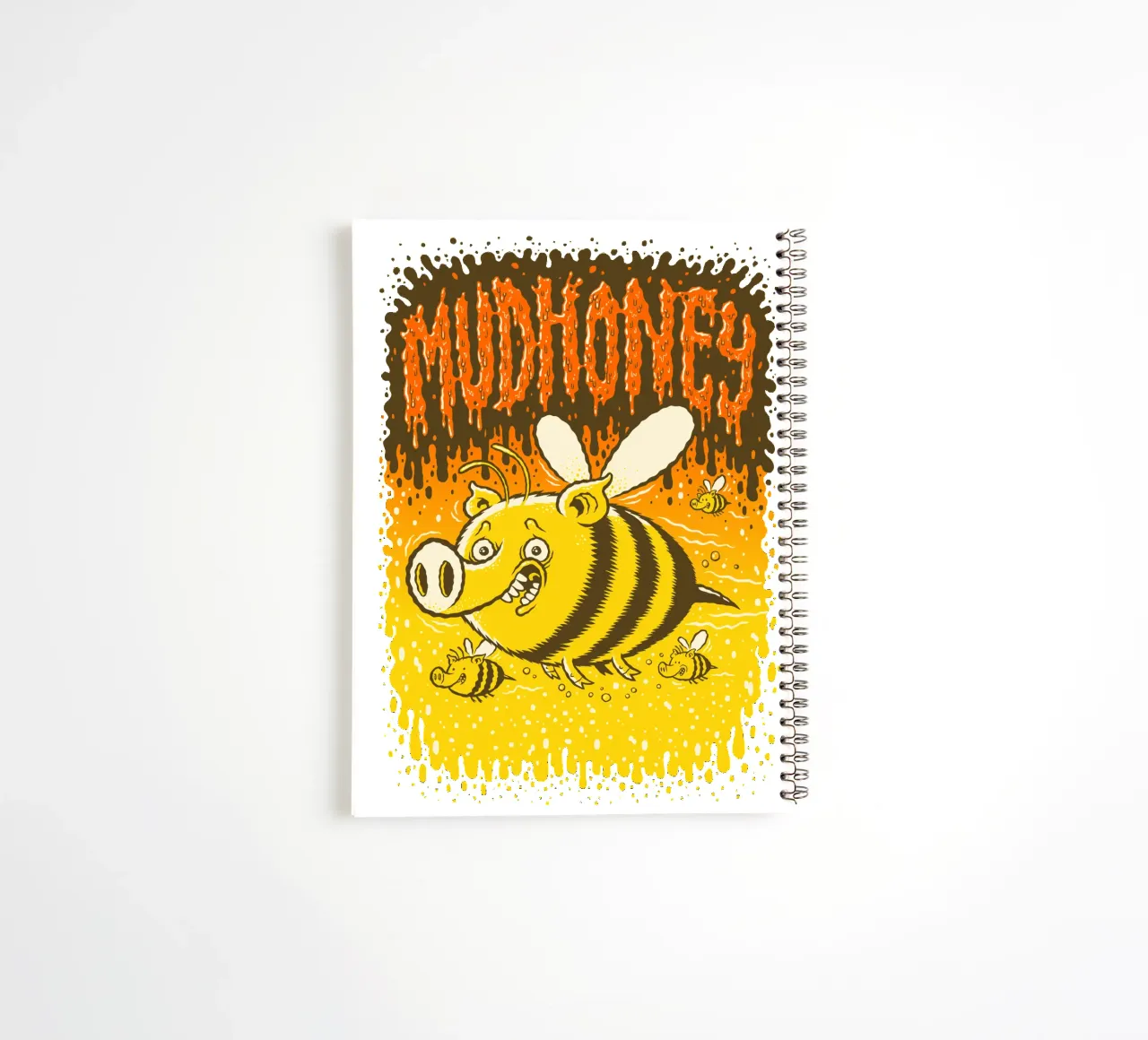 Mudhoney spiral notebook by aylaholic