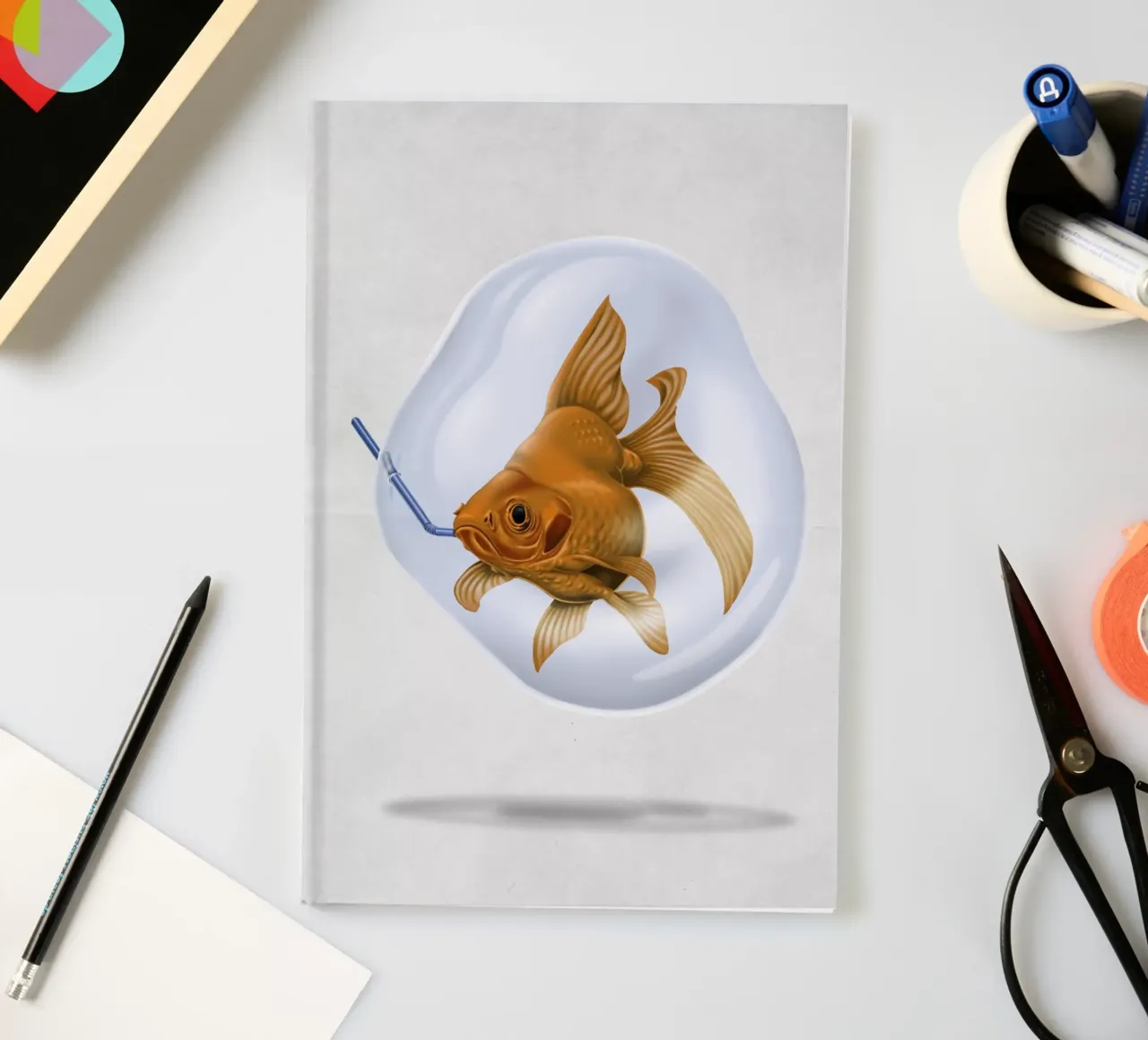 A breath of fresh air (Wordless) carnet de notes de Rob Art | Illustration