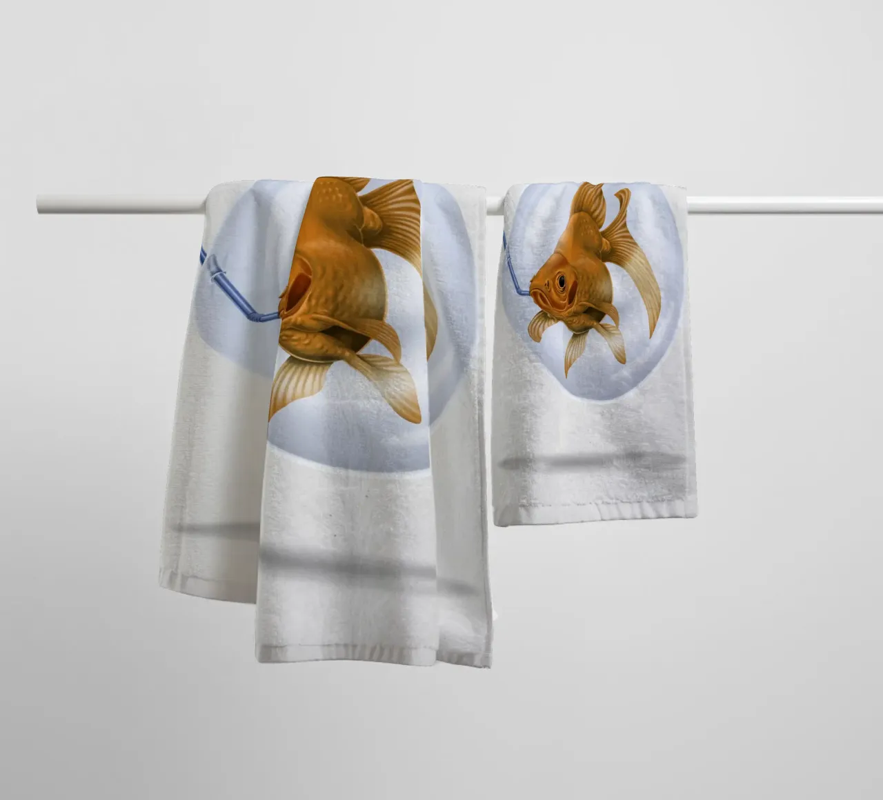 A breath of fresh air (Wordless) asciugamano da bagno da Rob Art | Illustration