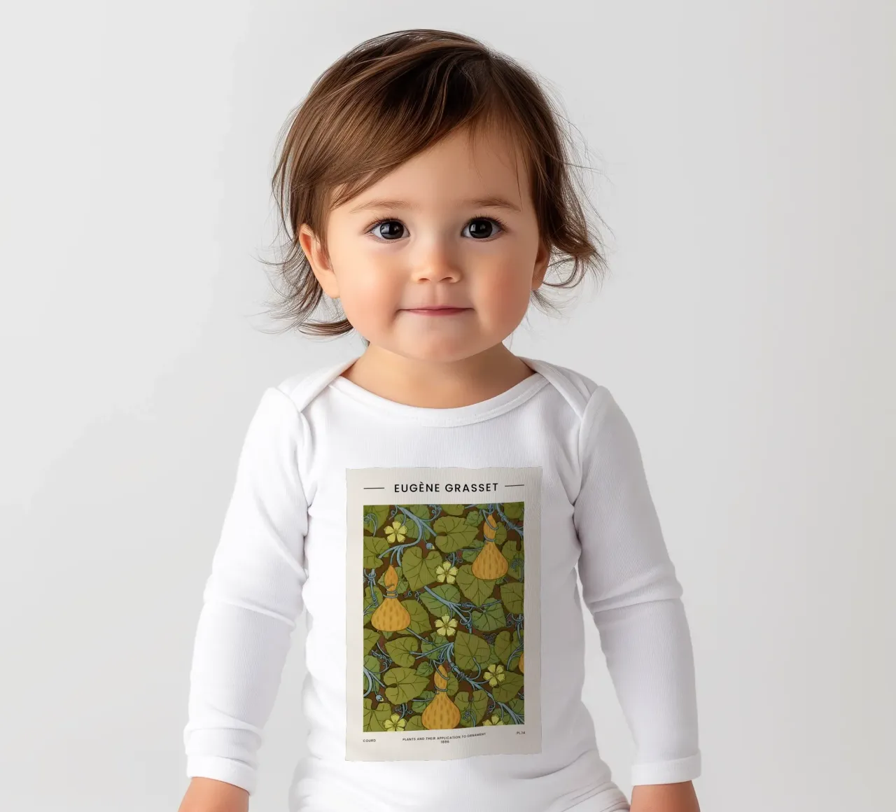 Grasset - Courd II body neonato maniche lunghe da Vintage by JUNIQE