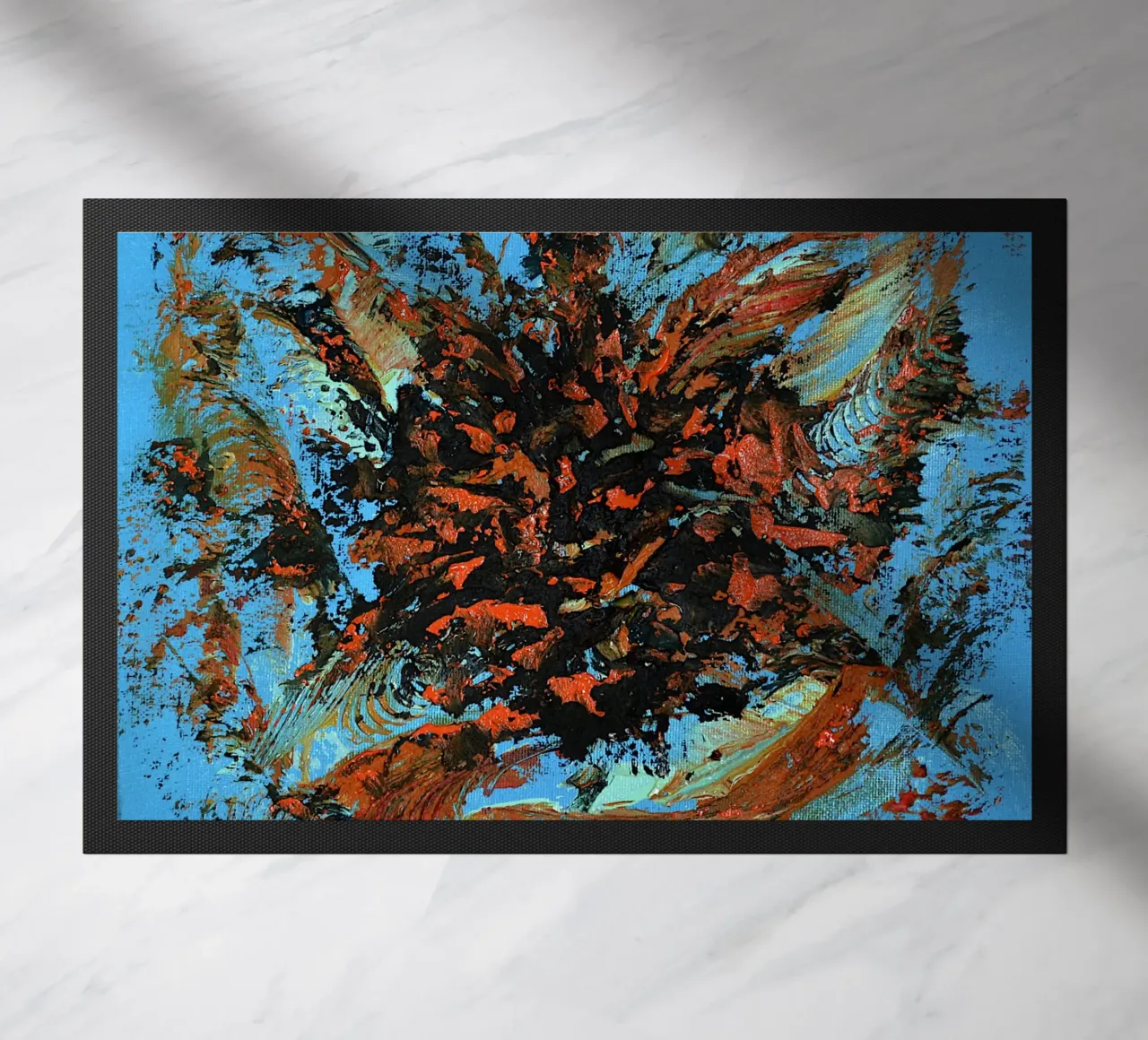 HEAVY TEXTURED ART 3 zerbino da Thierry Vobmann Abstract painting