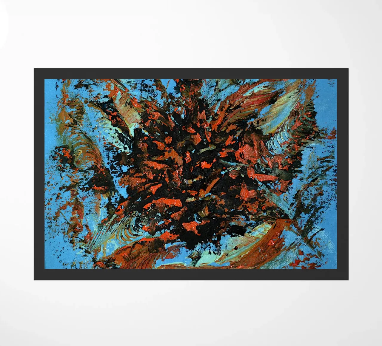 HEAVY TEXTURED ART 3 zerbino da Thierry Vobmann Abstract painting