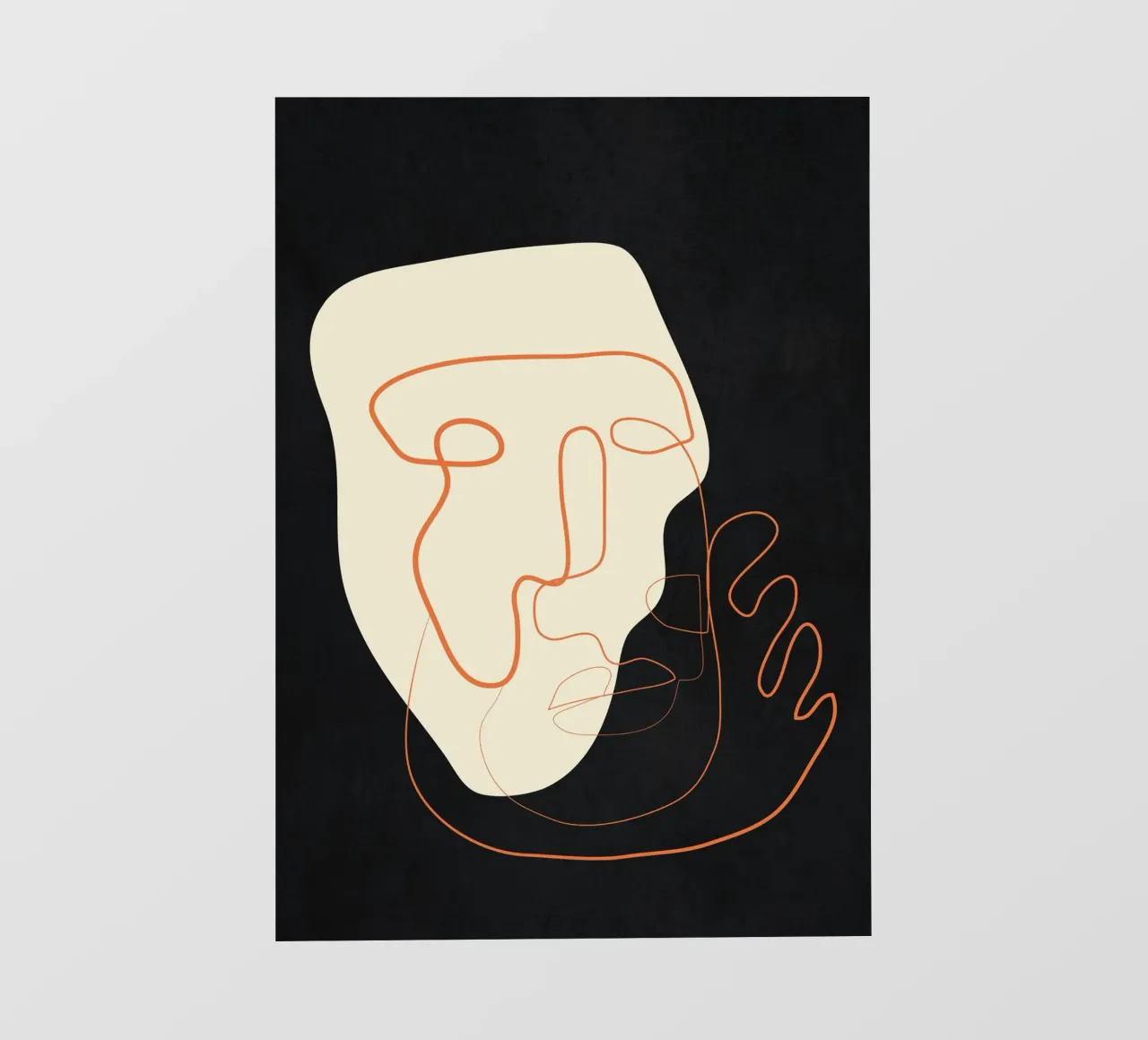 Abstract Portrait 2 telo in pvc da cityart