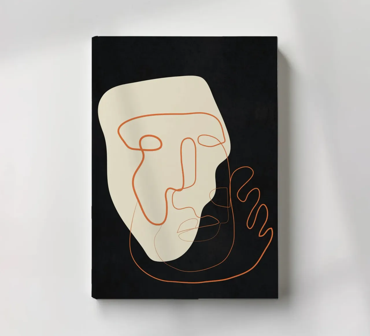 Abstract Portrait 2 notebook by cityart