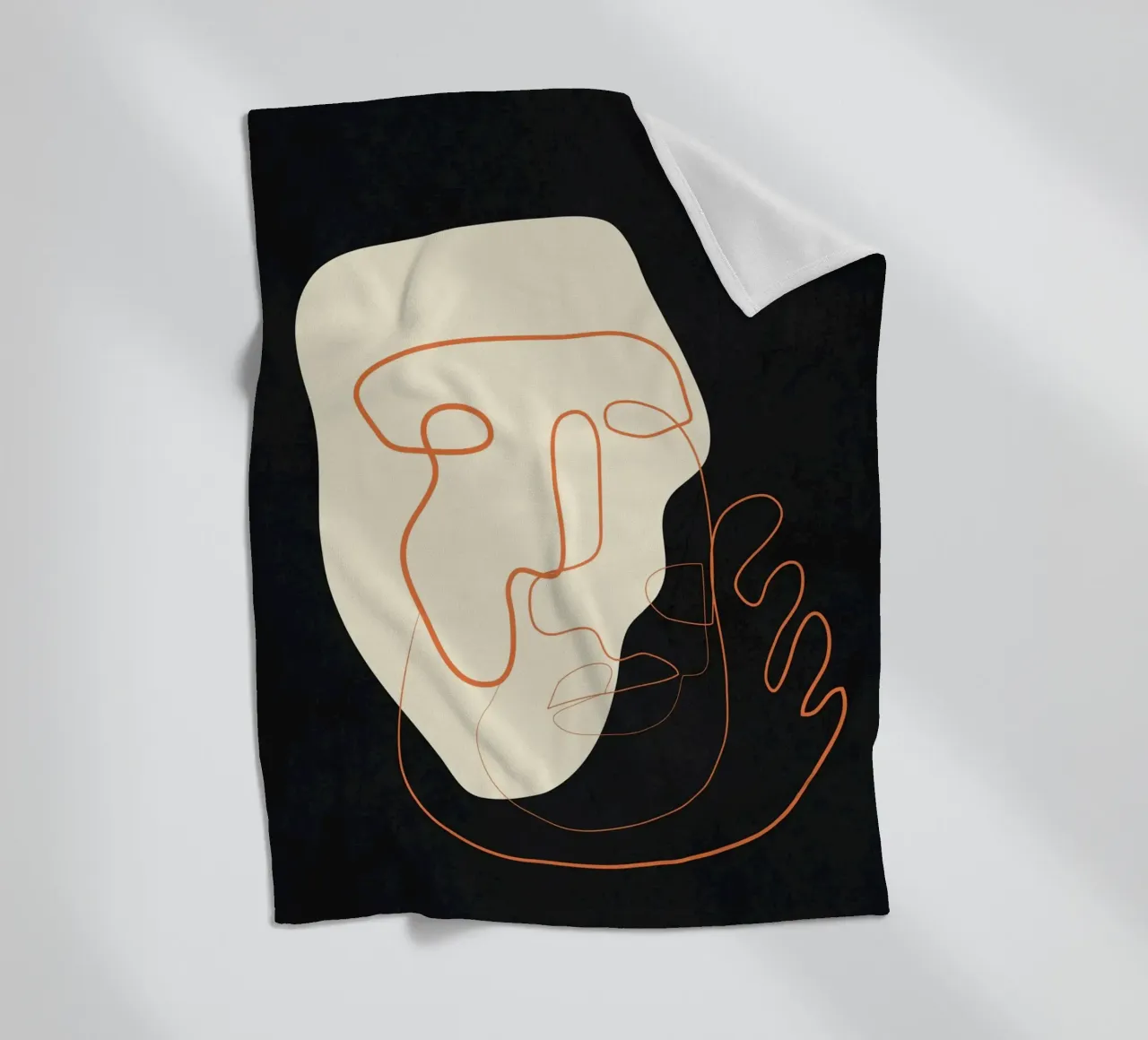Abstract Portrait 2 coperta in pile da cityart