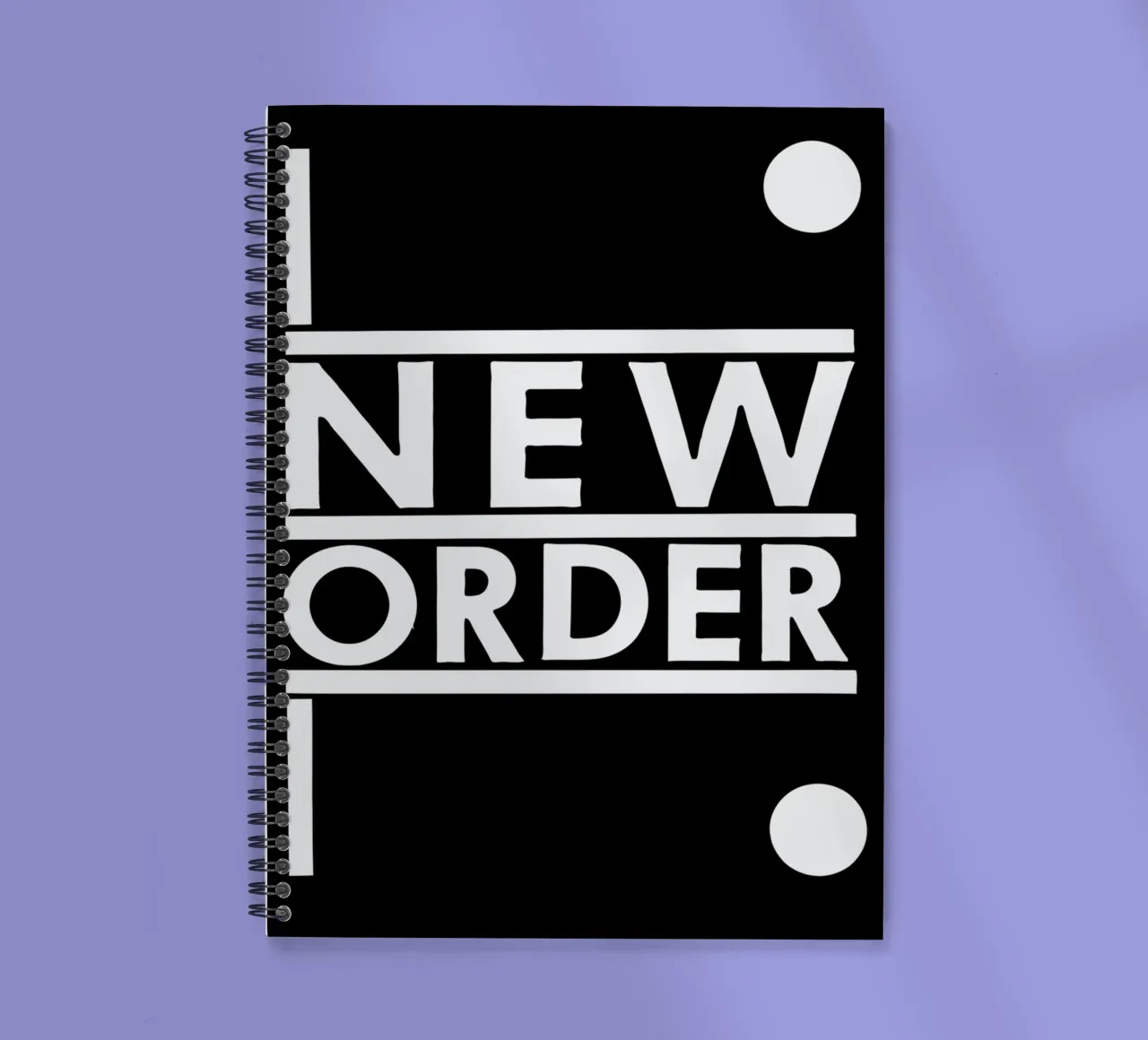 New Order spiral notebook by aylaholic