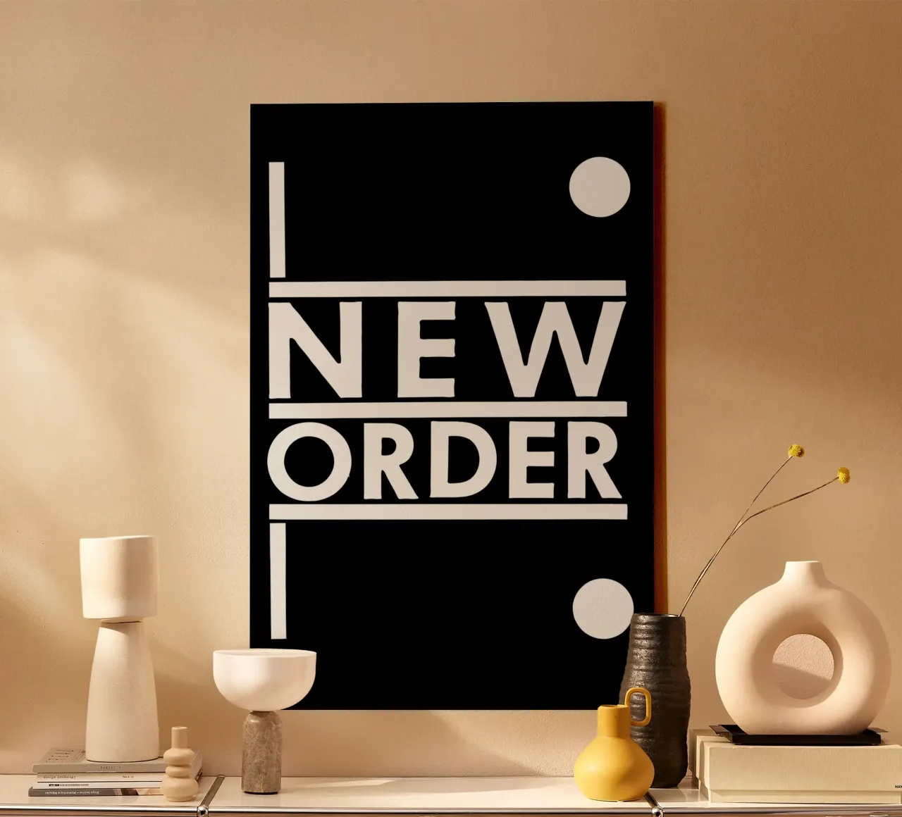 New Order tela con Cornice a cassetta da aylaholic