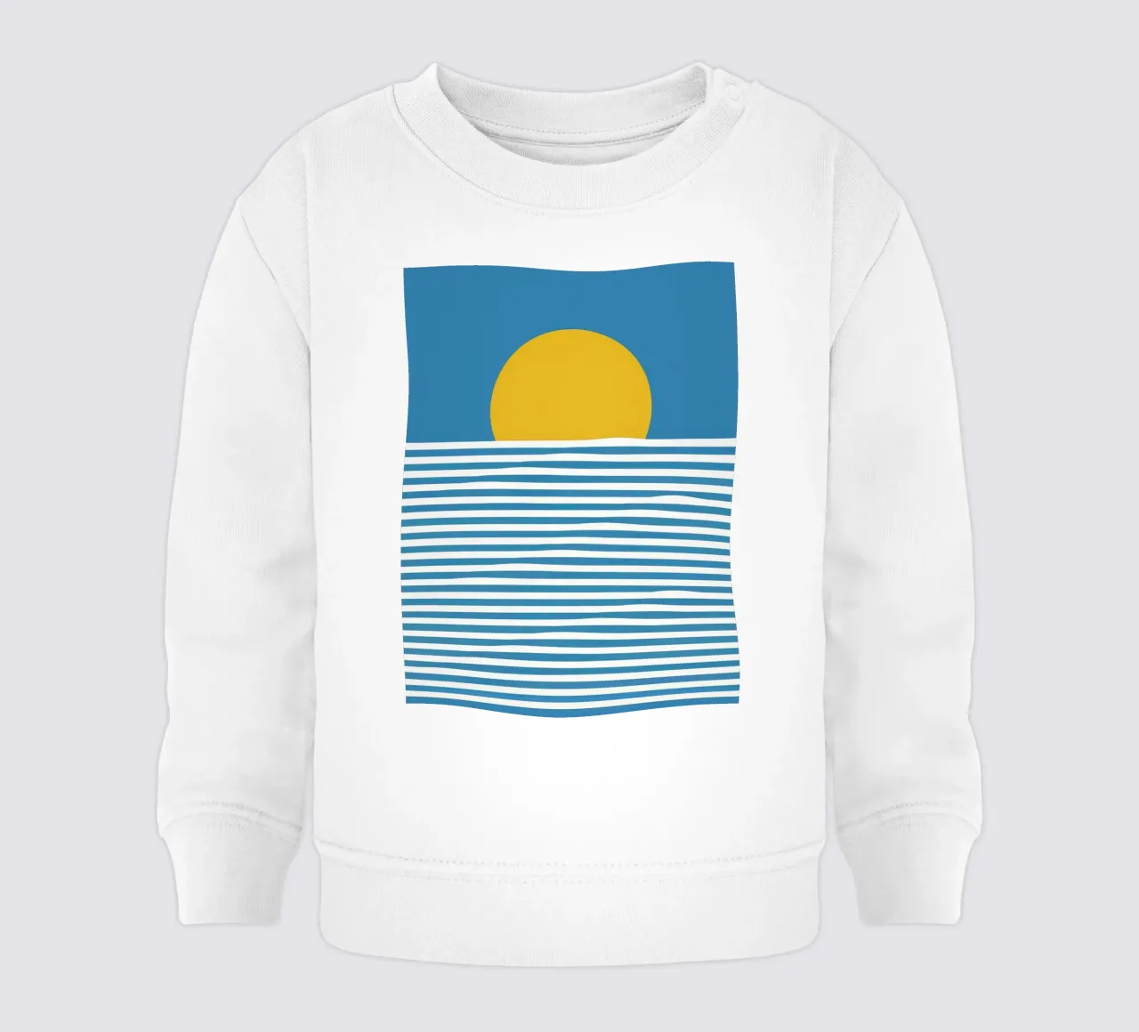 Golden Ocean Lullaby baby sweatshirt by Moonlite Desire